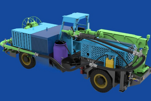 Ham-20 Robot Wet Crohte Crotcrete Cucrote Brotnauer для подземной добычи 